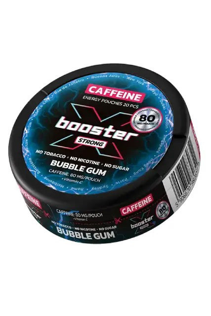 X-Booster Bubble gum 80mg Caffeine